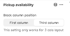 pickup availability